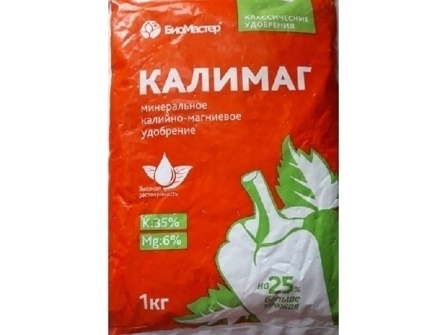 Минеральное калийно-магниевое удобрение. (пакет 1 кг) БиоМастер